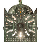 Meyda Lighting Moroccan 5" Craftsman Verdigris On Brass Mini Pendant Light