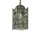 Meyda Lighting Moroccan 5" Craftsman Verdigris On Brass Mini Pendant Light