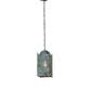 Meyda Lighting Moroccan 8"Sq Verdigris Pendant Light