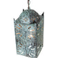 Meyda Lighting Moroccan 8"Sq Verdigris Pendant Light