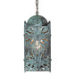 Meyda Lighting Moroccan 8"Sq Verdigris Pendant Light