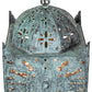 Meyda Lighting Moroccan 8"Sq Verdigris Pendant Light
