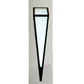 Meyda Lighting Morton 10"W x 36"H LED Mirror Black Wall Sconce With White Statuario Idalight Shade