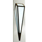 Meyda Lighting Morton 10"W x 36"H LED Mirror Black Wall Sconce With White Statuario Idalight Shade
