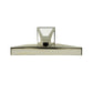 Meyda Lighting Morton 10"W x 46"H LED Mirror Black Wall Sconce With White Statuario Idalight Shade