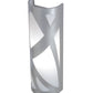 Meyda Lighting Mosaic 6" Nickel Wall Sconce With White Statuario Idalight