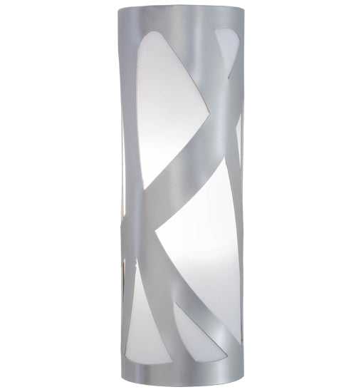 Meyda Lighting Mosaic 6" Nickel Wall Sconce With White Statuario Idalight