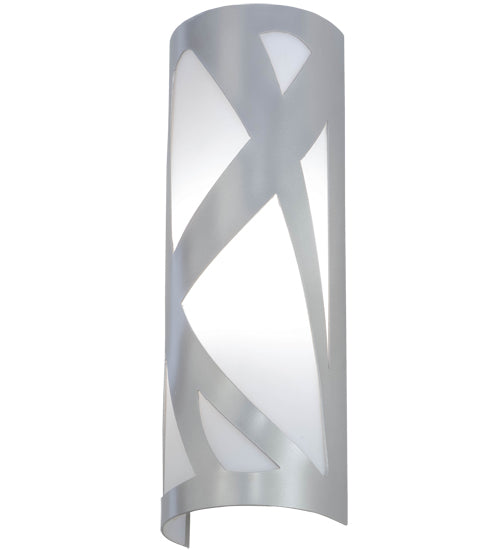 Meyda Lighting Mosaic 6" Nickel Wall Sconce With White Statuario Idalight