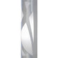 Meyda Lighting Mosaic 6" Nickel Wall Sconce With White Statuario Idalight
