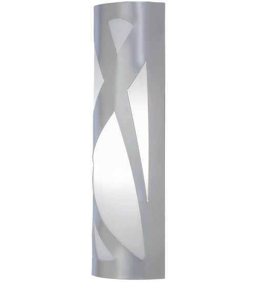 Meyda Lighting Mosaic 6" Nickel Wall Sconce With White Statuario Idalight