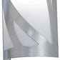 Meyda Lighting Mosaic 6" Nickel Wall Sconce With White Statuario Idalight
