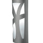 Meyda Lighting Mosaic 8" 2-Light Pewter Wall Sconce With White Statuario Idalight Shade