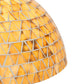 Meyda Lighting Mosaic Dome 24" Antique Table Lamp With Honey Amber Shade Glass