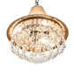 Meyda Lighting Mosier 18" 3-Light Antique Brass Pendant Light With Beige Burlap Fabric Shade