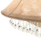 Meyda Lighting Mosier 36" 6-Light Antique Brass Pendant Light With Beige Burlap Fabric Shade