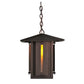 Meyda Lighting Moss Creek 20" Cinnamon Coffee Metallic Creekside Lantern Pendant Light