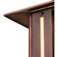 Meyda Lighting Moss Creek 20" Cinnamon Coffee Metallic Horizon Lantern Pendant Light