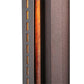 Meyda Lighting Moss Creek 20" Cinnamon Coffee Metallic Stepping Stone Lantern Pendant Light