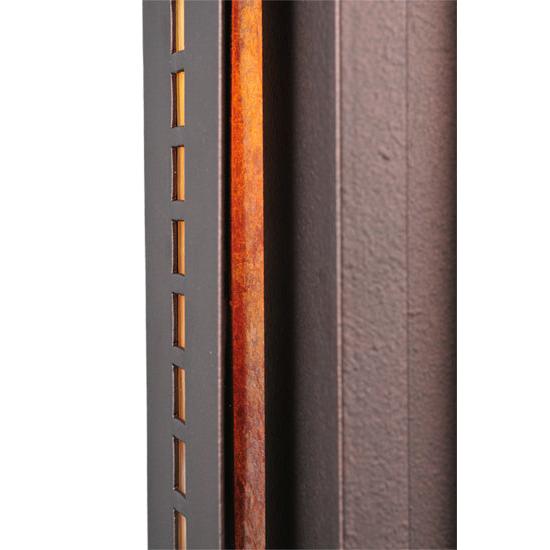 Meyda Lighting Moss Creek 20" Cinnamon Coffee Metallic Stepping Stone Lantern Pendant Light