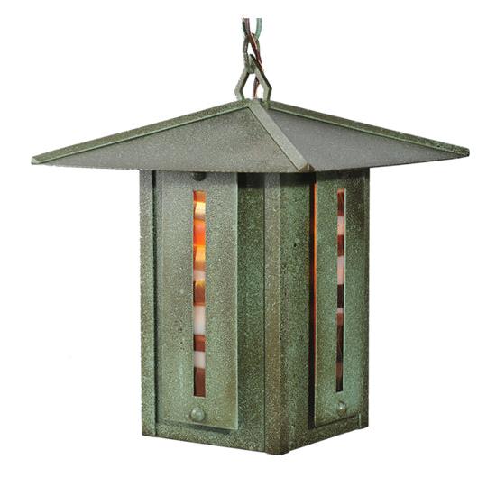 Meyda Lighting Moss Creek 21" Tarnished Copper Creekside Lantern Pendant Light