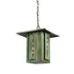 Meyda Lighting Moss Creek 21" Tarnished Copper Creekside Lantern Pendant Light