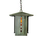 Meyda Lighting Moss Creek 21" Tarnished Copper Creekside Lantern Pendant Light