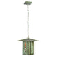 Meyda Lighting Moss Creek 21" Tarnished Copper Creekside Lantern Pendant Light