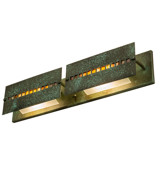 Meyda Lighting Moss Creek 24" 2-Light Tarnished Copper Creekside Vanity Light