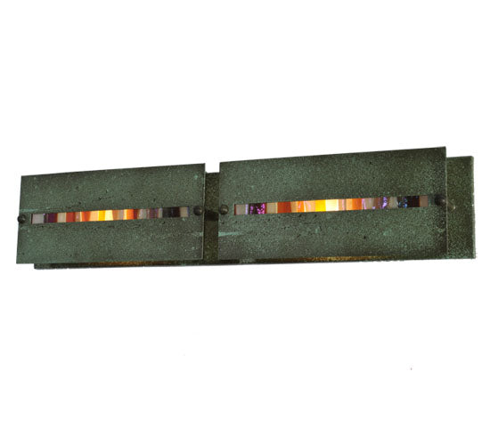 Meyda Lighting Moss Creek 30" 2-Light Tarnished Copper Creekside Vanity Light