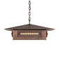 Meyda Lighting Moss Creek 34" 4-Light Cinnamon Coffee Metallic Stepping Stone Pendant Light