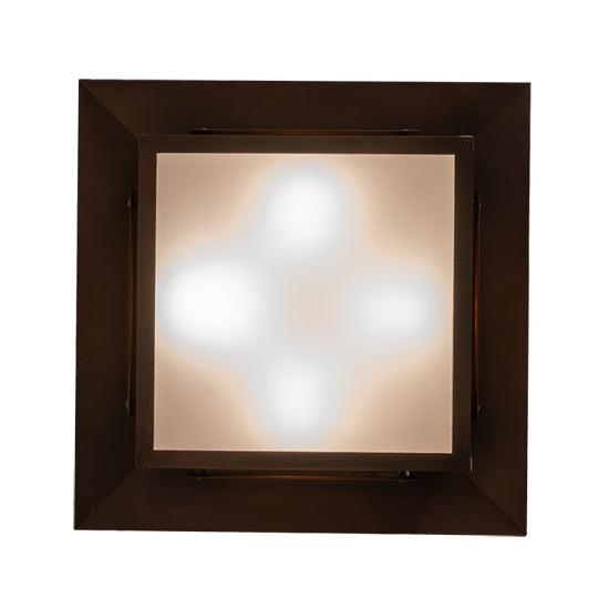 Meyda Lighting Moss Creek 34" 4-Light Cinnamon Coffee Metallic Stepping Stone Pendant Light