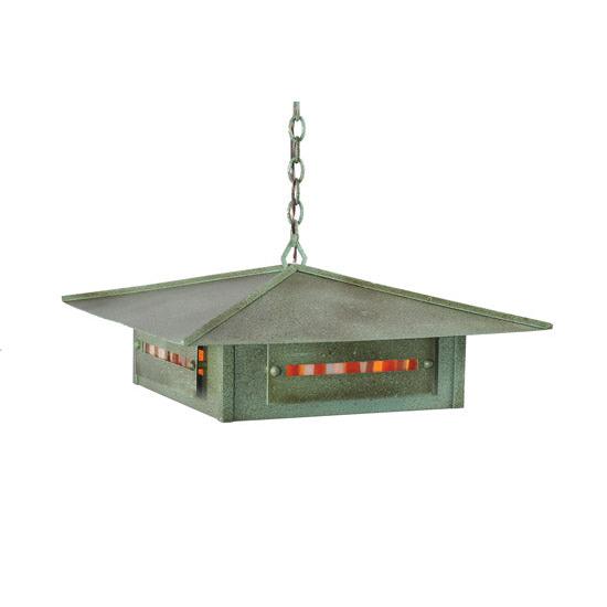 Meyda Lighting Moss Creek 35" 4-Light Tarnished Copper Creekside Pendant Light