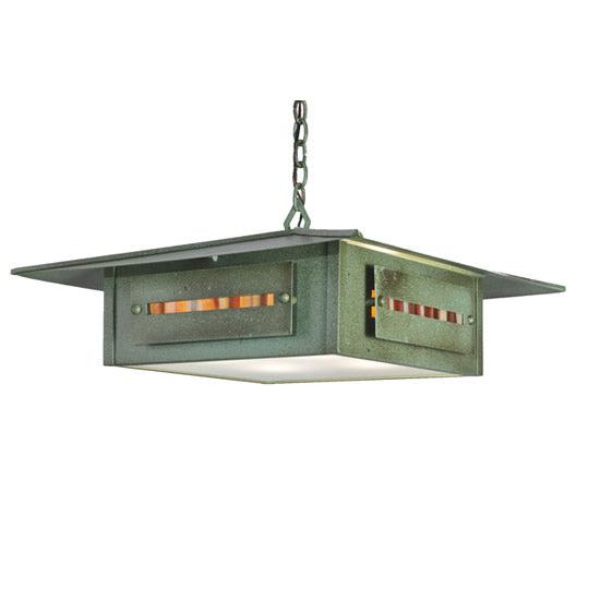 Meyda Lighting Moss Creek 35" 4-Light Tarnished Copper Creekside Pendant Light