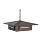 Meyda Lighting Moss Creek 35" Cinnamon Coffee Metallic Creekside Pendant Light