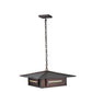 Meyda Lighting Moss Creek 35" Cinnamon Coffee Metallic Creekside Pendant Light