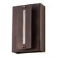 Meyda Lighting Moss Creek 8" 2-Light Cinnamon Coffee Metallic Horizon Wall Sconce