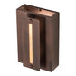 Meyda Lighting Moss Creek 8" 2-Light Cinnamon Coffee Metallic Horizon Wall Sconce