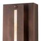 Meyda Lighting Moss Creek 8" 2-Light Cinnamon Coffee Metallic Horizon Wall Sconce