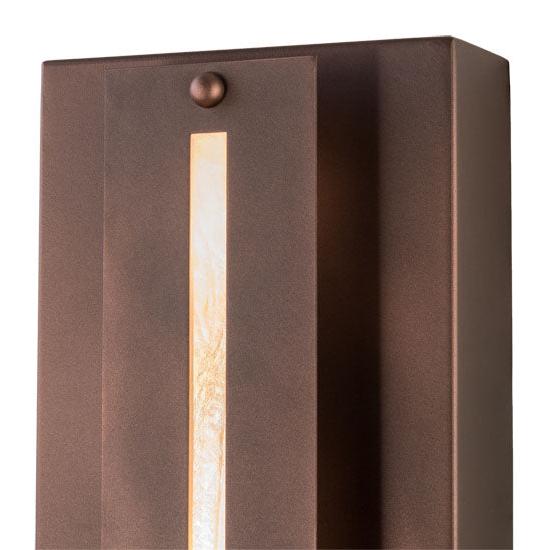Meyda Lighting Moss Creek 8" 2-Light Cinnamon Coffee Metallic Horizon Wall Sconce