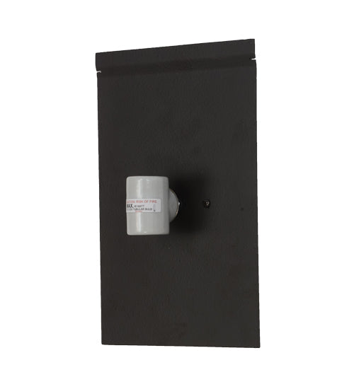 Meyda Lighting Moss Creek 8" 2-Light Oil Rubbed Bronze Creekside Wall Sconce With Iridescent Amber Mica Shade Glass