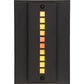 Meyda Lighting Moss Creek 8" 2-Light Oil Rubbed Bronze Creekside Wall Sconce With Iridescent Amber Mica Shade Glass