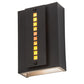 Meyda Lighting Moss Creek 8" 2-Light Oil Rubbed Bronze Creekside Wall Sconce With Iridescent Amber Mica Shade Glass