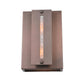 Meyda Lighting Moss Creek 8" Cinnamon Coffee Metallic Creekside Wall Sconce