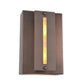 Meyda Lighting Moss Creek 8" Cinnamon Coffee Metallic Creekside Wall Sconce
