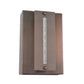 Meyda Lighting Moss Creek 8" Cinnamon Coffee Metallic Creekside Wall Sconce