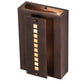 Meyda Lighting Moss Creek 8" Cinnamon Coffee Metallic Stepping Stone Wall Sconce