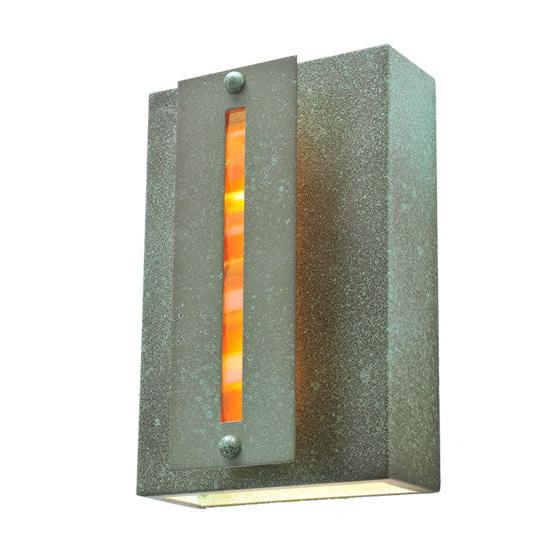 Meyda Lighting Moss Creek 8" Tarnished Copper Creekside Wall Sconce