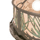 Meyda Lighting Mountain Pine 23" 4-Light Timeless Bronze Semi-flush Mount Light With Silver Mica Shade Glass