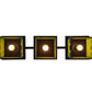 Meyda Lighting Mountain Pine 36" 3-Light Cafe Noir Island Pendant Light With Avacado Art Shade Glass