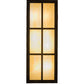 Meyda Lighting Mountain Pine 48" 8-Light Oil Rubbed Bronze Island Inverted Pendant Light With Beige Shade Glass